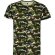 Camiseta unisex manga corta camuflaje personalizada verde