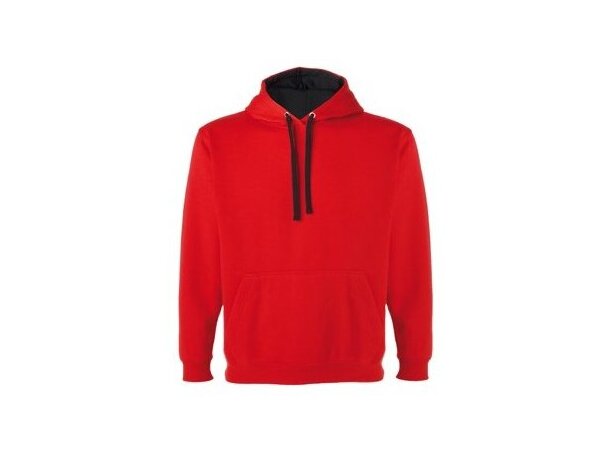 Sudadera de felpa en colores personalizada roja