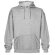 Sudadera con capucha y dos bolsillos grandes gris claro