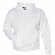 Sudadera con capucha y dos bolsillos grandes blanca