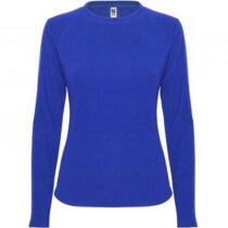 Camiseta de mujer manga larga técnica 135 gr personalizada azul Camiseta de mujer manga larga técnica 135 gr personalizada azul