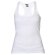 Camiseta de mujer espalda cruzada personalizada blanca