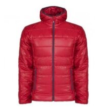 Chaqueta acolchada de invierno personalizada azul