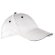 Gorra con visera sandwich en algodón blanca barata