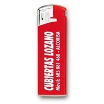 Mechero Clipper electrónico personalizado blanco Mechero Clipper electrónico personalizado blanco