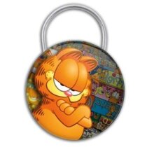 Chapa con llavero acabado a todo color personalizada Chapa con llavero acabado a todo color personalizada