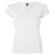 camiseta entallada de mujer ajustada personalizada blanca blanco