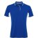 Polo técnico de manga corta unisex 150 gr detalles de color personalizado azul