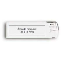 Mechero Clipper electrónico personalizado blanco