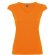 camiseta de mujer martinica de roly personalizada naranja