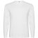 Camiseta manga larga unisex  Pointer de Valento 165 gr blanca