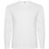 Camiseta manga larga unisex  Pointer de Valento 165 gr personalizada blanca
