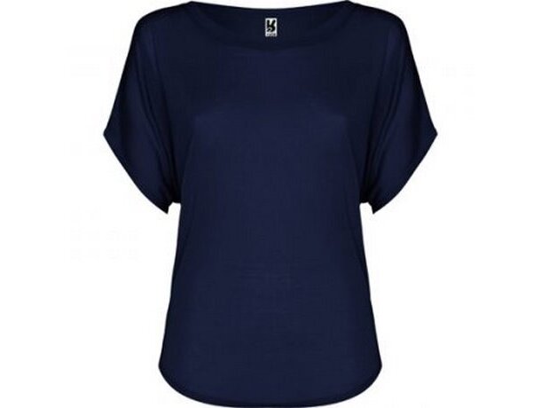 Camiseta de mujer diseño murciélago personalizada azul Camiseta de mujer diseño murciélago personalizada azul