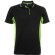 Polo técnico de manga corta unisex 150 gr detalles de color verde