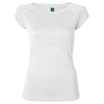 Camiseta técnica de mujer 180 gr personalizada blanca Camiseta técnica de mujer 180 gr personalizada blanca