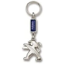 Llavero Peugeot de níquel personalizado Llavero Peugeot de níquel personalizado