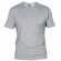 Camiseta manga corta de roly cuello V Samoyedo gris claro