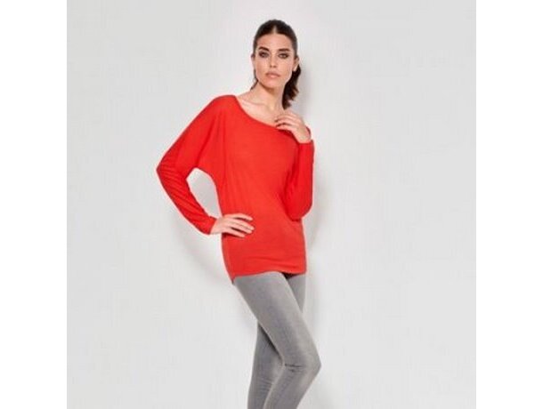 Camiseta manga larga técnica de mujer 115 gr