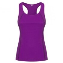 Camiseta técnica de correr de mujer personalizada lila Camiseta técnica de correr de mujer personalizada lila