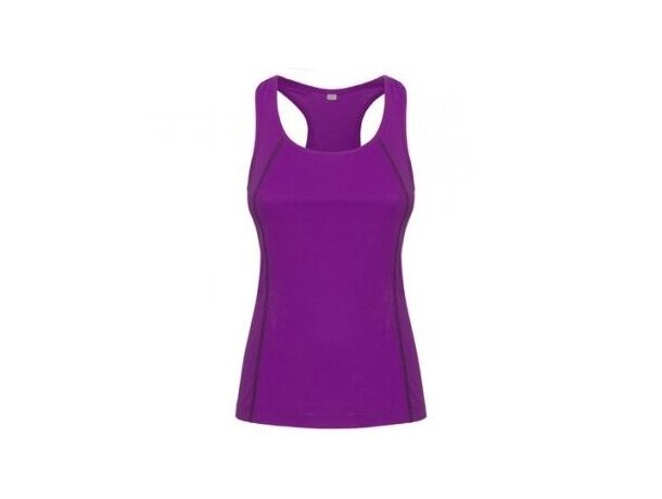 Camiseta técnica de correr de mujer lila Camiseta técnica de correr de mujer lila