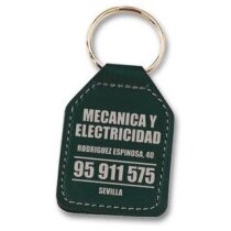 Llaveros de cuero con costuras polipiel