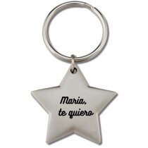 Llavero Para Bodas De Metal Estrella