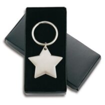 Llavero con forma de estrella de níquel personalizado