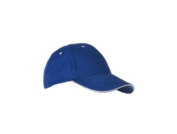 Gorra con visera sandwich en algodón con logo