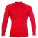 camiseta manga larga tecnica deportiva personalizada roja rojo