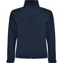 Chaqueta con cremallera entera azul