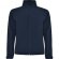 Chaqueta con cremallera entera azul