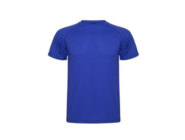 Camiseta técnica manga corta unisex 135 gr personalizada azul Camiseta técnica manga corta unisex 135 gr personalizada azul