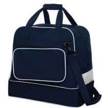 Bolsa deportiva con bolsillo para zapatillas personalizada azul Bolsa deportiva con bolsillo para zapatillas personalizada azul