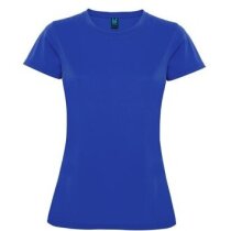 Camiseta Técnica Montecarlo de Roly para mujer 135 gr personalizada azul Camiseta Técnica Montecarlo de Roly para mujer 135 gr personalizada azul