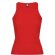 camiseta de mujer sin mangas ebtallada personalizada roja rojo