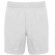 Pantalón corto de poliester unisex personalizado blanco