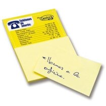 Imán flexible a todo color 0.5 con bloc de notas forma cuadrada Imán flexible a todo color 0.5 con bloc de notas forma cuadrada