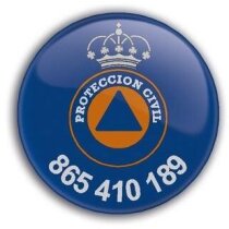 Chapa promocional metálica lacada a todo color