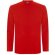 Camiseta manga larga unisex 150 gr personalizada roja