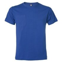 Camiseta de hombre 160 gr en manga corta azul