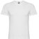Camiseta manga corta de roly cuello V Samoyedo personalizada blanca