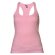 Camiseta de mujer espalda cruzada rosa