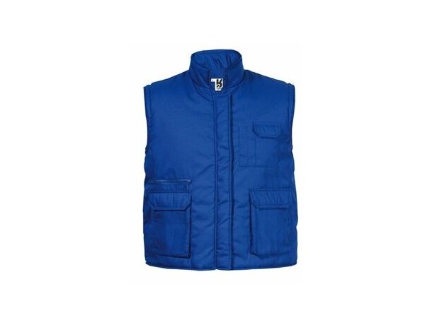 Chaleco acolchado de trabajo personalizado azul Chaleco acolchado de trabajo personalizado azul