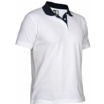 Polo manga corta unisex cuello combinado 220 gr personalizado negro Polo manga corta unisex cuello combinado 220 gr personalizado negro