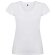 camiseta de mujer cuello v de valento personalizada blanca blanco