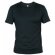 camiseta manga corta de roly cuello v samoyedo personalizada negra negro