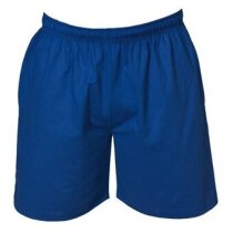 Bermuda de deporte en poliester personalizada azul