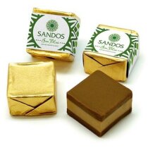 Cortado de chocolate personalizados con logo de empresa