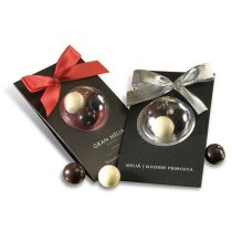 Esfera con chocolate personalizada Esfera con chocolate personalizada