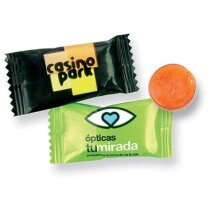 Caramelo sobre 280 colores surtidos con logo Caramelo sobre 280 colores surtidos con logo